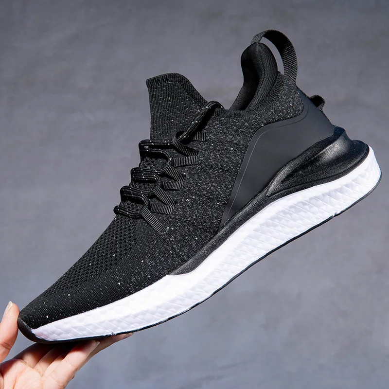 

New Men's Fashion Lightweight Casual Shoes Flying Weave Breathable Running Shoes