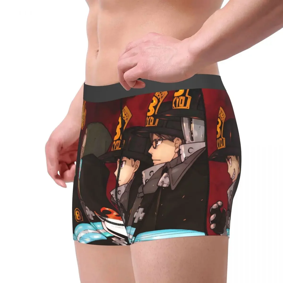 Anime -  Force Underpants Breathbale Panties Male Underwear Print Shorts Boxer Briefs