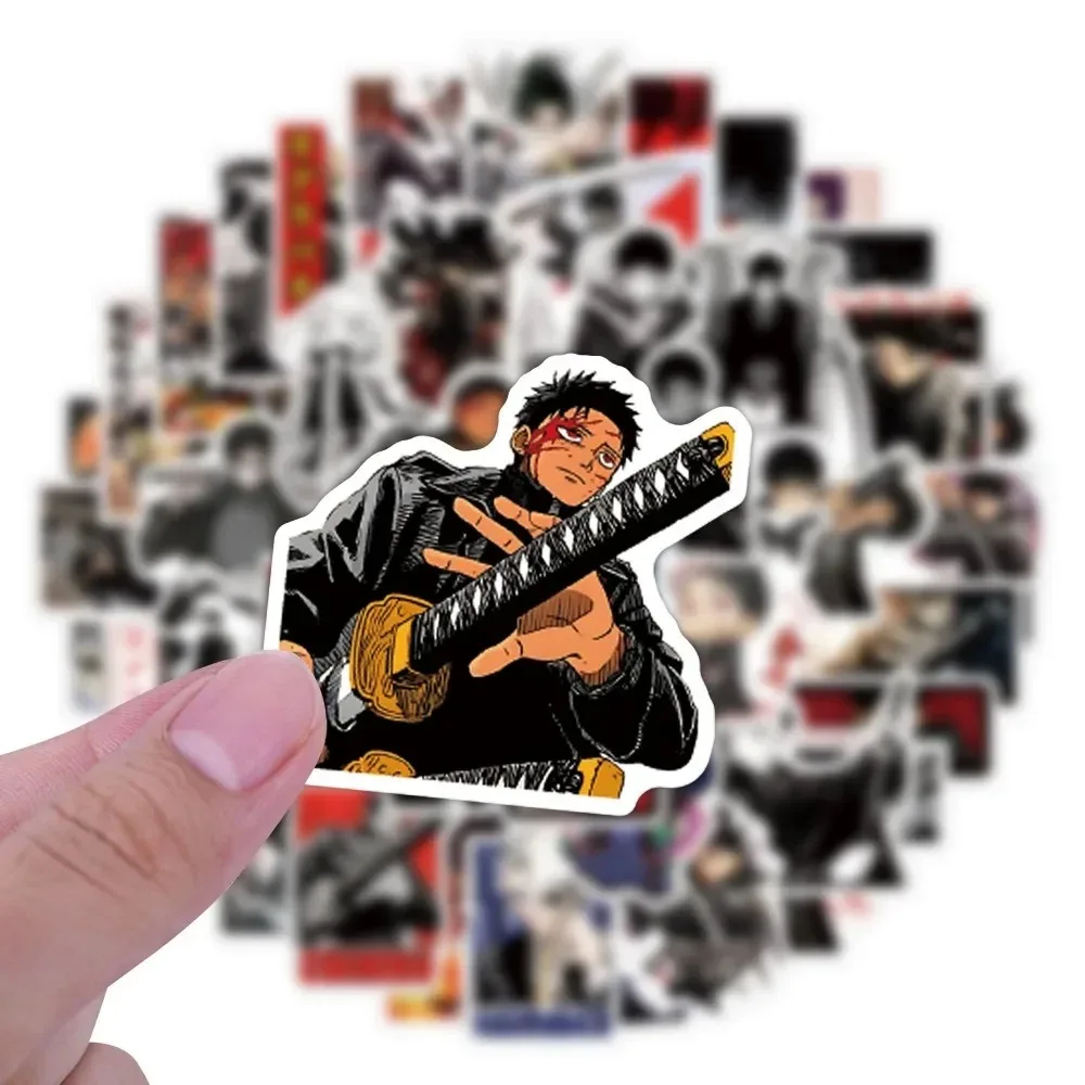 55 قطعة عناصر معركة الانتقام والتشويق أنيمي ملصقات تزيين سطح المكتب سكيتبورد الدراجات خوذات الدرجات البخارية زجاجات
