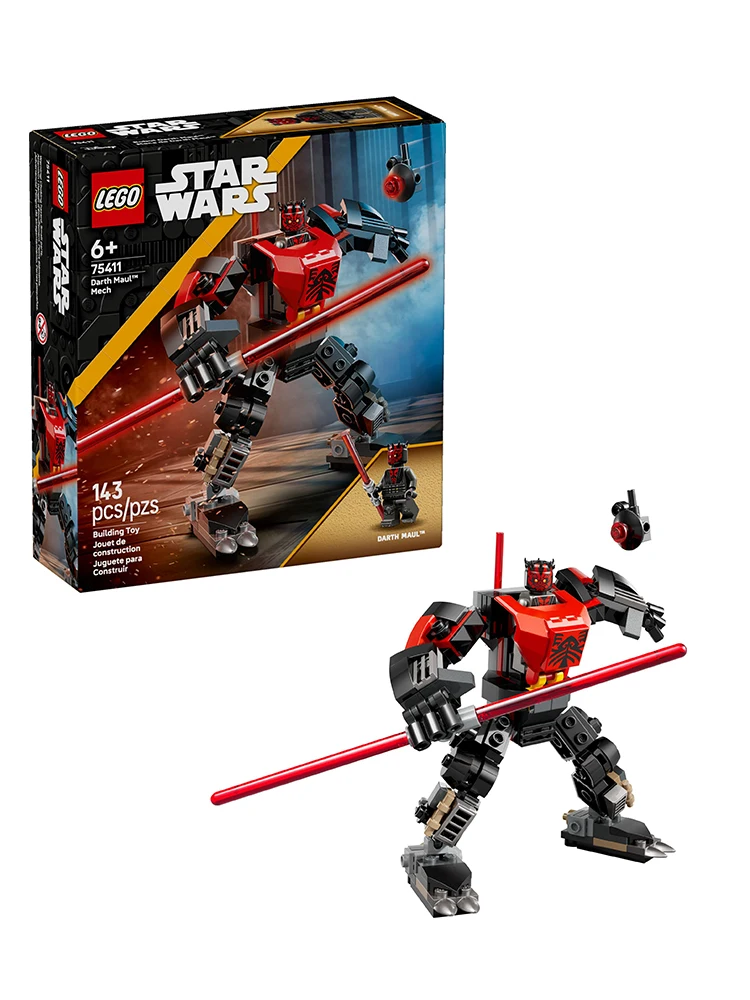 

Lego Star Wars 75411 Darth Moore Combat Mecha, строительный блок, игрушка, подарок на день защиты детей
