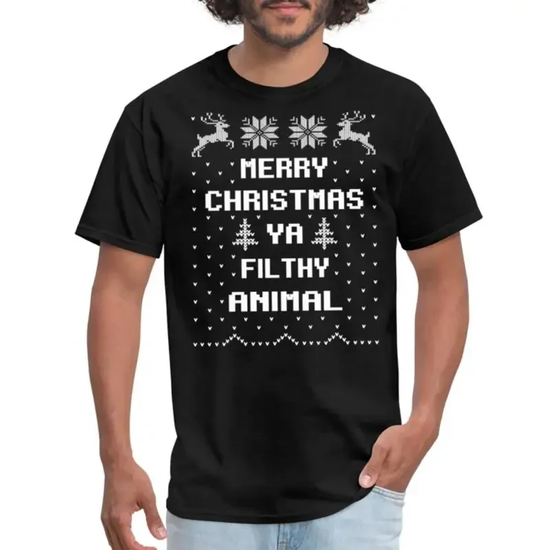 Merry Christmas Ya Filthy Animal Ugly Men's T Shirt