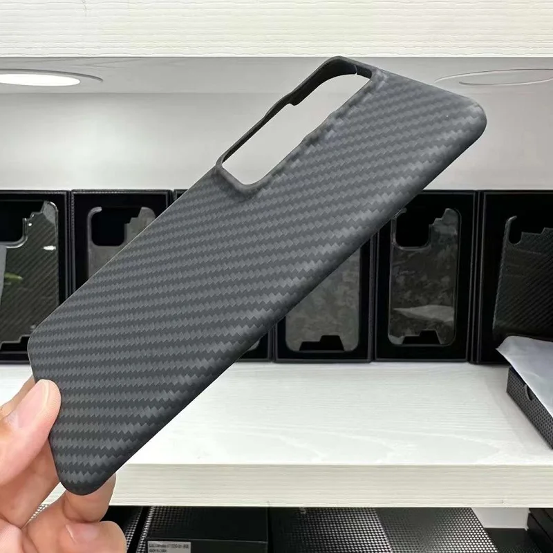 Carbon Fiber Case for Huawei P60 Pro, Slim Light Cover, Cover-Less Touch Feeling, Aramid Fiber Phone Shell