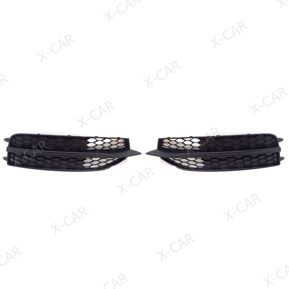 For Audi A7 S7 SLine 2011 2012 2013 2014 Front Bumper Fog lamp Light Grille Cover Frame 4G0807681E9B9