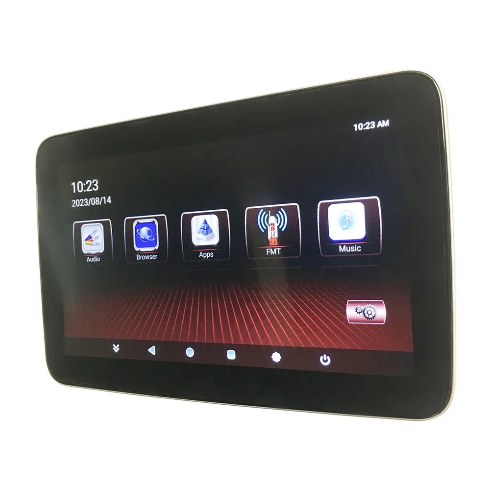 10inch Android 12 IPS Screen Car Headrest Monitor 2+32GB With FM Wifi Function Car Monitor Rear Seat Entertainment System