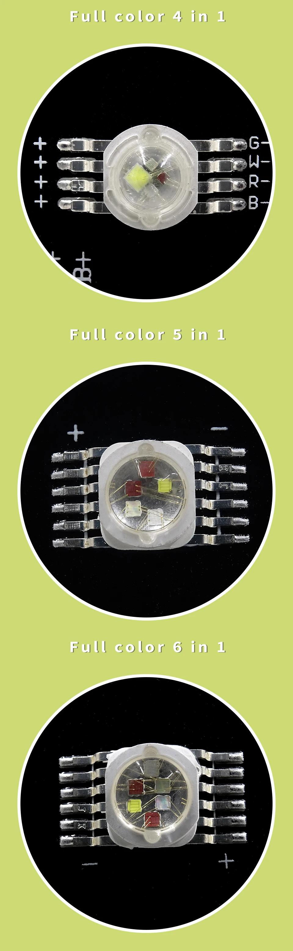 Bühnenlicht-Reparaturteile, 18 x 18 W, RGBWA UV 6in1/18X12W RGBW 4in1/18X12W RGBWA 5in1 wasserdichte oder Aluminium-Bühnenlicht-LED-Platine – Detail 3