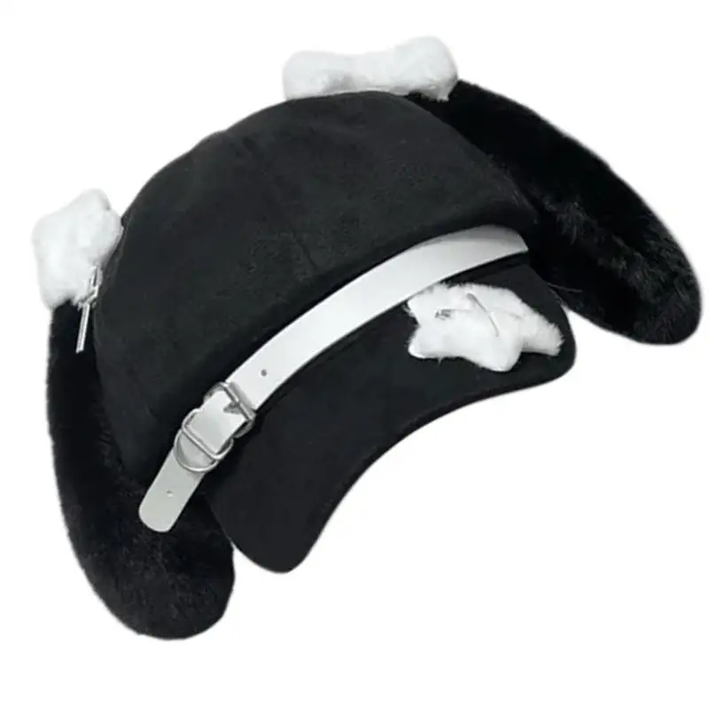 652F المرأة الثقافات الفرعية اليابانية قبعة البريطانية الأنيقة الرسام مع آذان الكلب لطيف قبعة أجرة لقبعات أجرة أجرة في الهواء #4