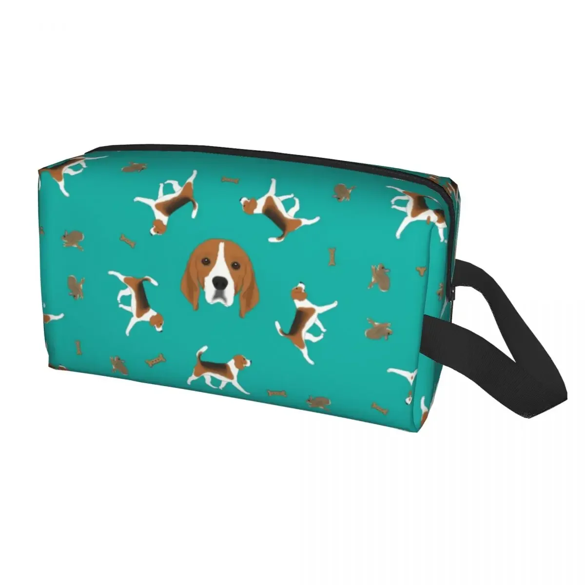 

Fashion Beagle Bunch Travel Toiletry Bag Women Cosmetic Makeup Bag Beauty Storage Dopp Kit