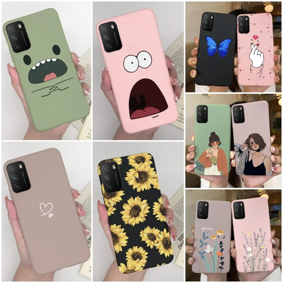 For Xiaomi Poco M3 Case Tpu Ultra Thin Frosted Silicone Phone Soft Case For Poco M3 Pro Cover Xiaomi PocoM3 Poco M 3 Case Bumper