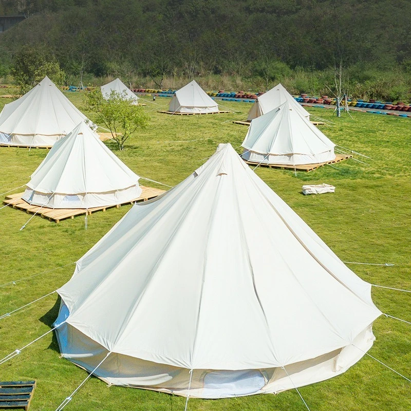 

Outdoor camping tent, portable thickened rain and sun protection tent