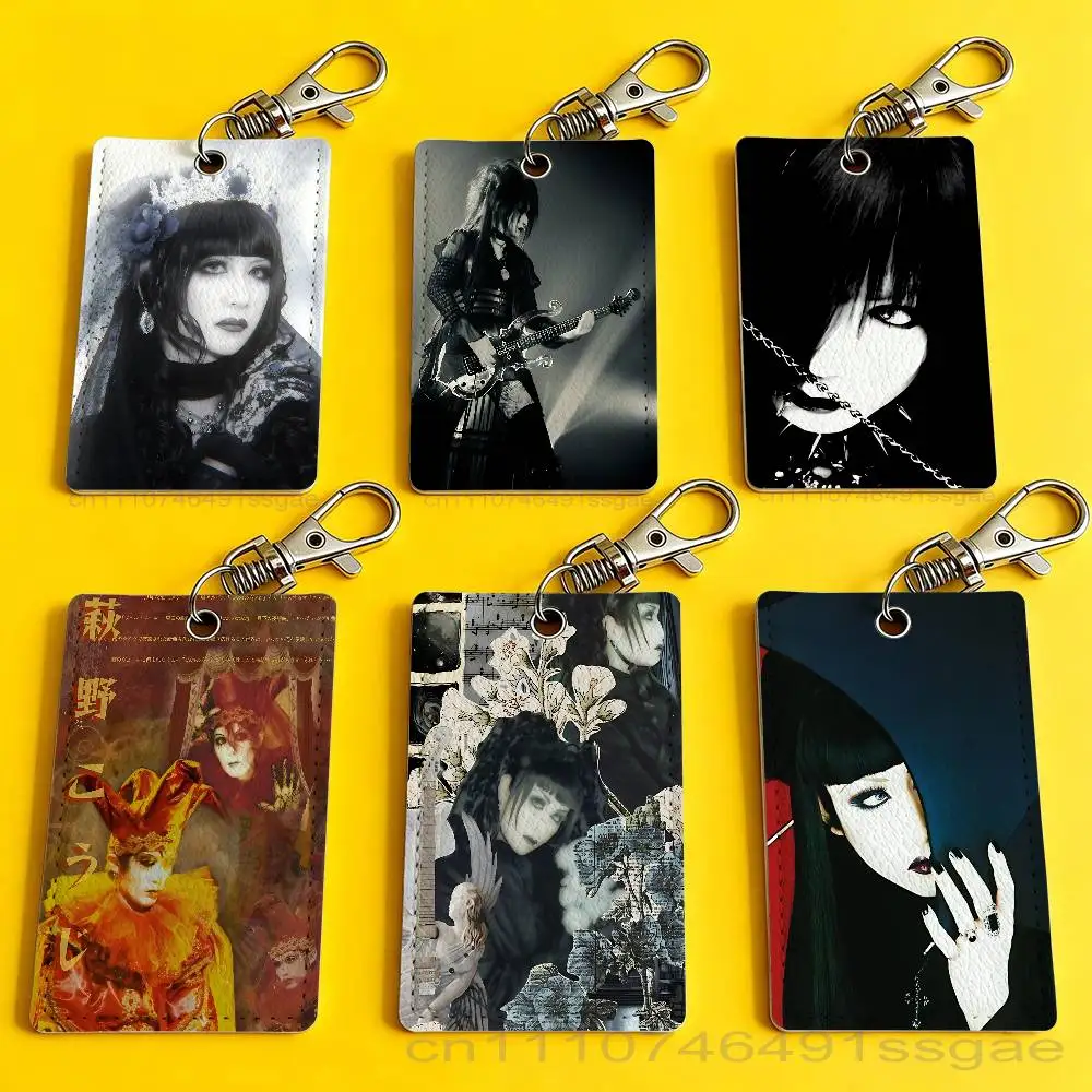 Malice Mizer V-Visual Kei  Card Holder Keychain Badge Holder Card Pass Hang Rope Lariat Lanyard for Key Rings Accessories Gift