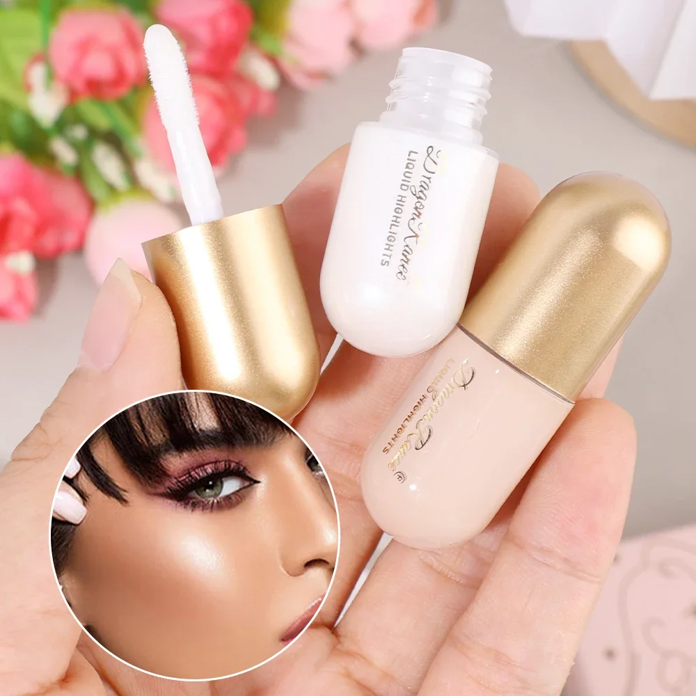 3 Teile/schachtel Matte Flüssigkeit Konturierung Bronzer Stick Braun Nase Schatten Creme Anhaltende Erhellen Concealer Highlighter Foundation Make-Up