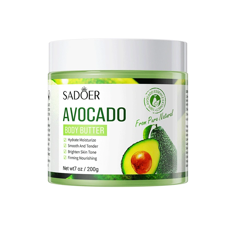 200g Crema Corpo Idratante Avocado Mango Rosa Burro Per Il Corpo Lozione Per Il Corpo Altamente Idratante Ammorbidente Cheratina