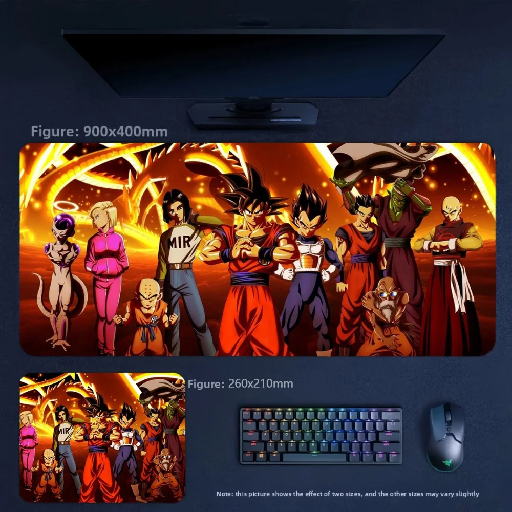 Quality Leather Mouse Pad Animation Dragon Ball Series Leather Mouse Pad Boys Bedroom Decorative Tablecloth Student Wrist Pad
