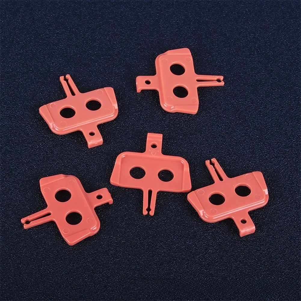 Bicycle Hydraulic Disc Brake Pad Protectors 10pcs Red Plastic Safeguard for Brake Pistons During Transport or Repair