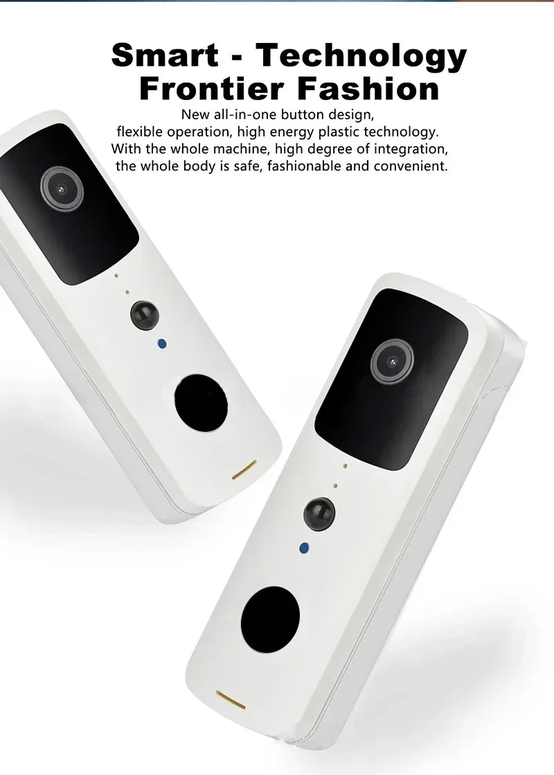 S7b56af4ad8f547e2bb6eb5253f91a82aR Smart Video Doorbell Waterproof Night Vision Door Viewer 1080P FHD Camera Digital Visual Intercom WIFI 2.4G Tuya Door Bell