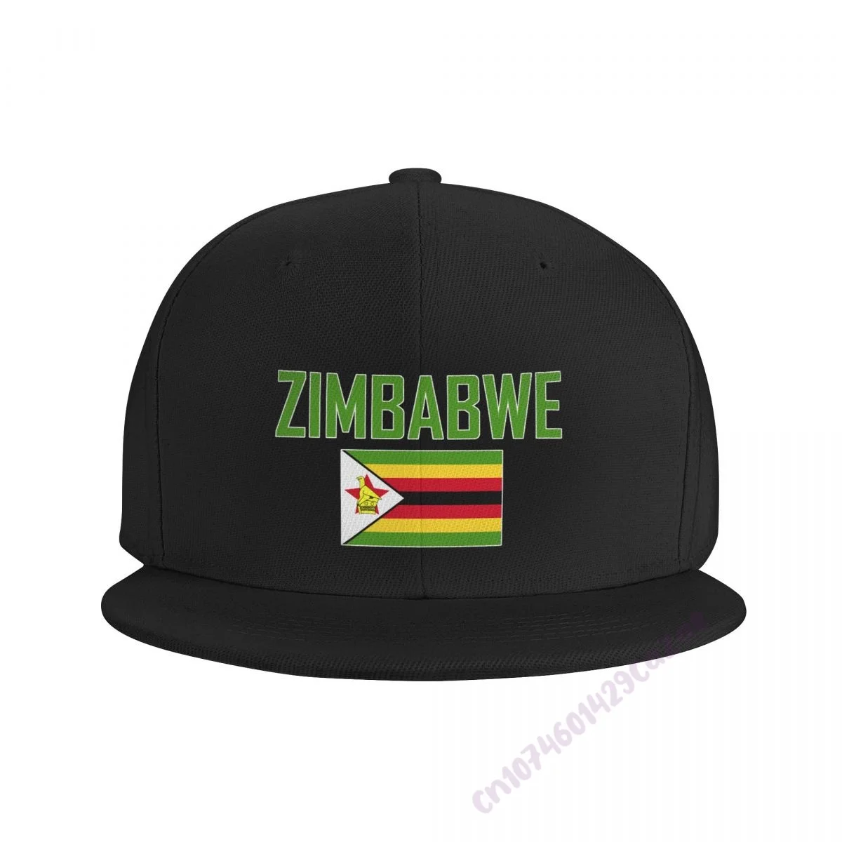 ZIMBABWE Flag Flat Brim Baseball Cap Breathable Adjustable Men Women Outdoor Hip Hop Hat For Gift