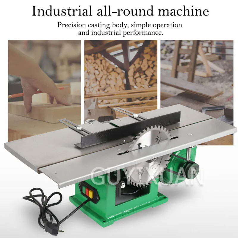 Hot Selling 3 In 1 Multifunctional Electric Woodworking Planer Tabletop Planer Saw Multifunctional Woodworking Tools
