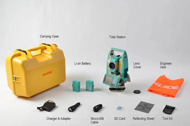 Instrumento topográfico Ruide Estación total Ruide RTS-862R10A RIS 2'' mayor precisión de ángulo