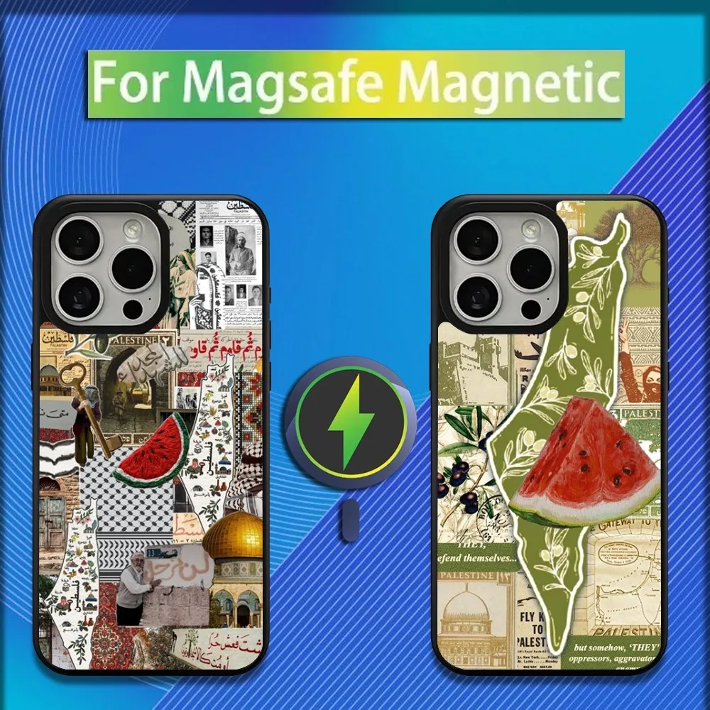 

Art P-Palestine-es-F-Flag Phone Case For iPhone 16,15,14,13,12,11,Plus,Pro,Max,Mini Magsafe Magnetic Wireless Charging