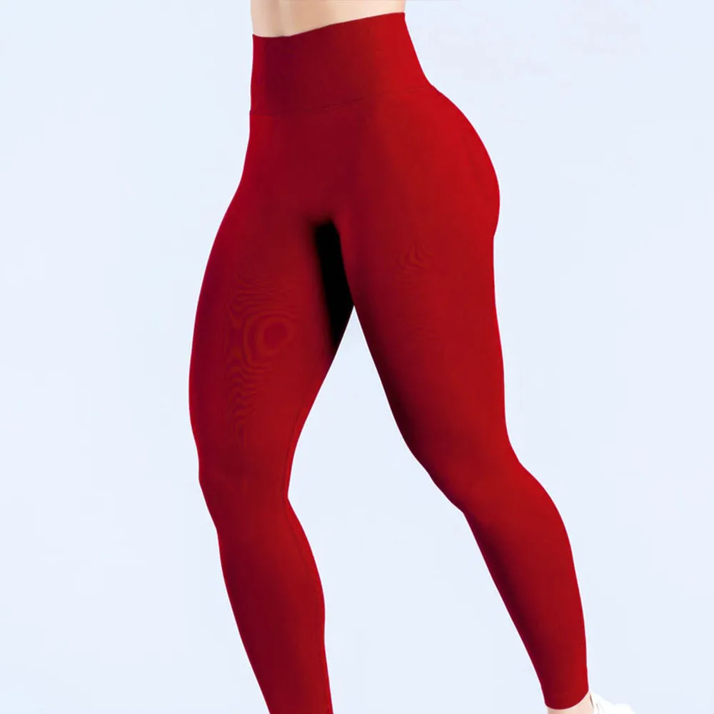 سراويل رياضية ولياقة بدنية عالية الخصر لرفع الورك وسراويل يوجا للبطن #6