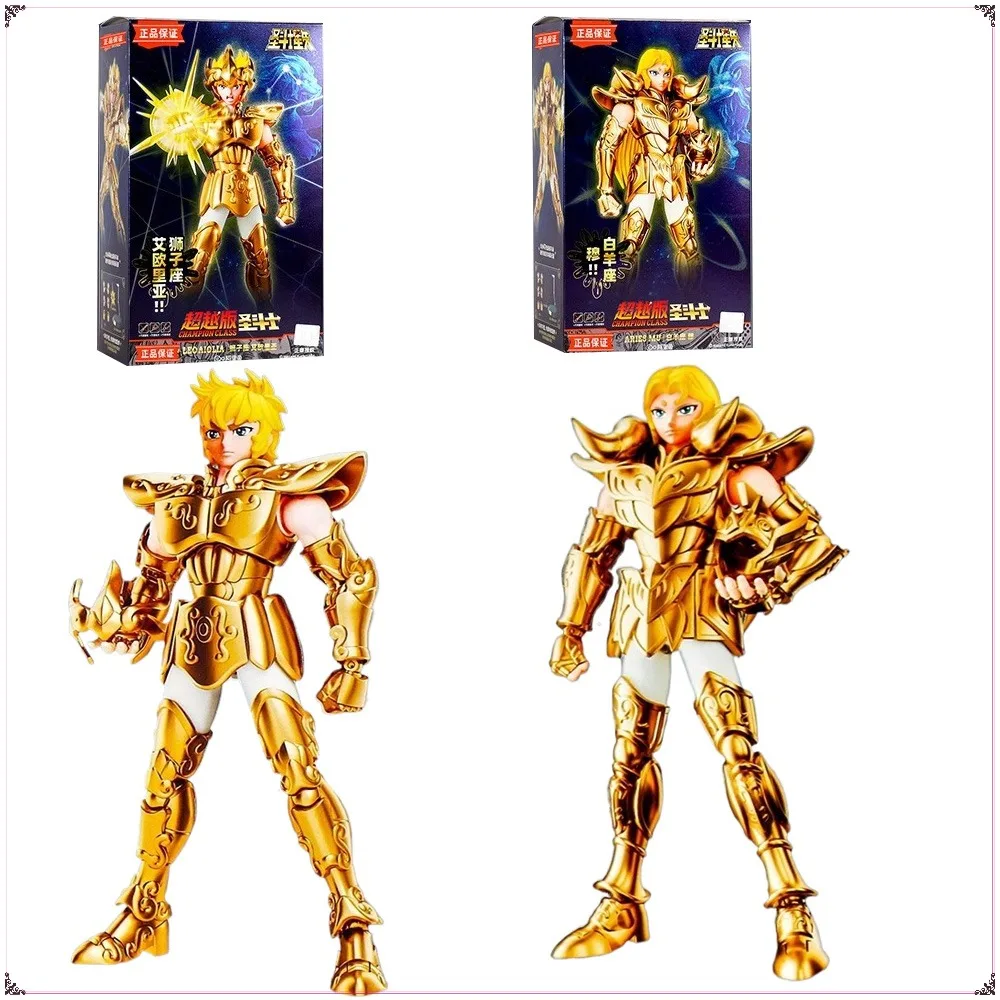 

Blokees Saint Seiya Action Figures Limited Edition Leo Ioria Aries Mu Scorpio Miro Ornament Model Decoration Children Toys Gifts