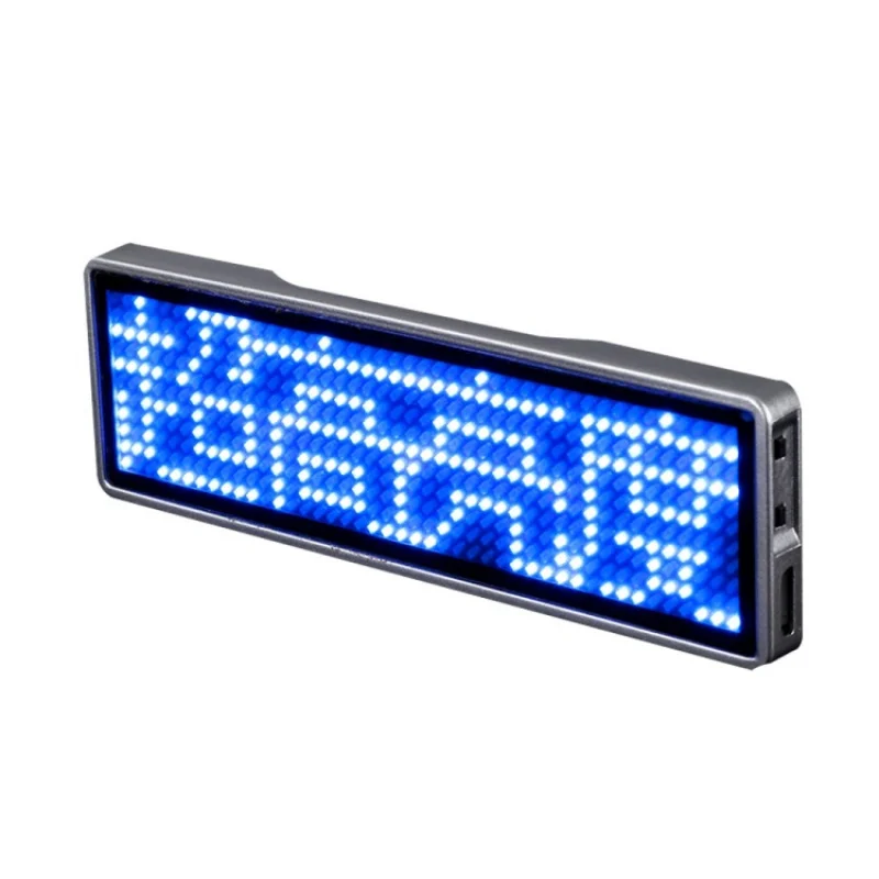 Customized. Led Badge Work Badge Led Business Card Screen Pin Badge Badge Designated Driver