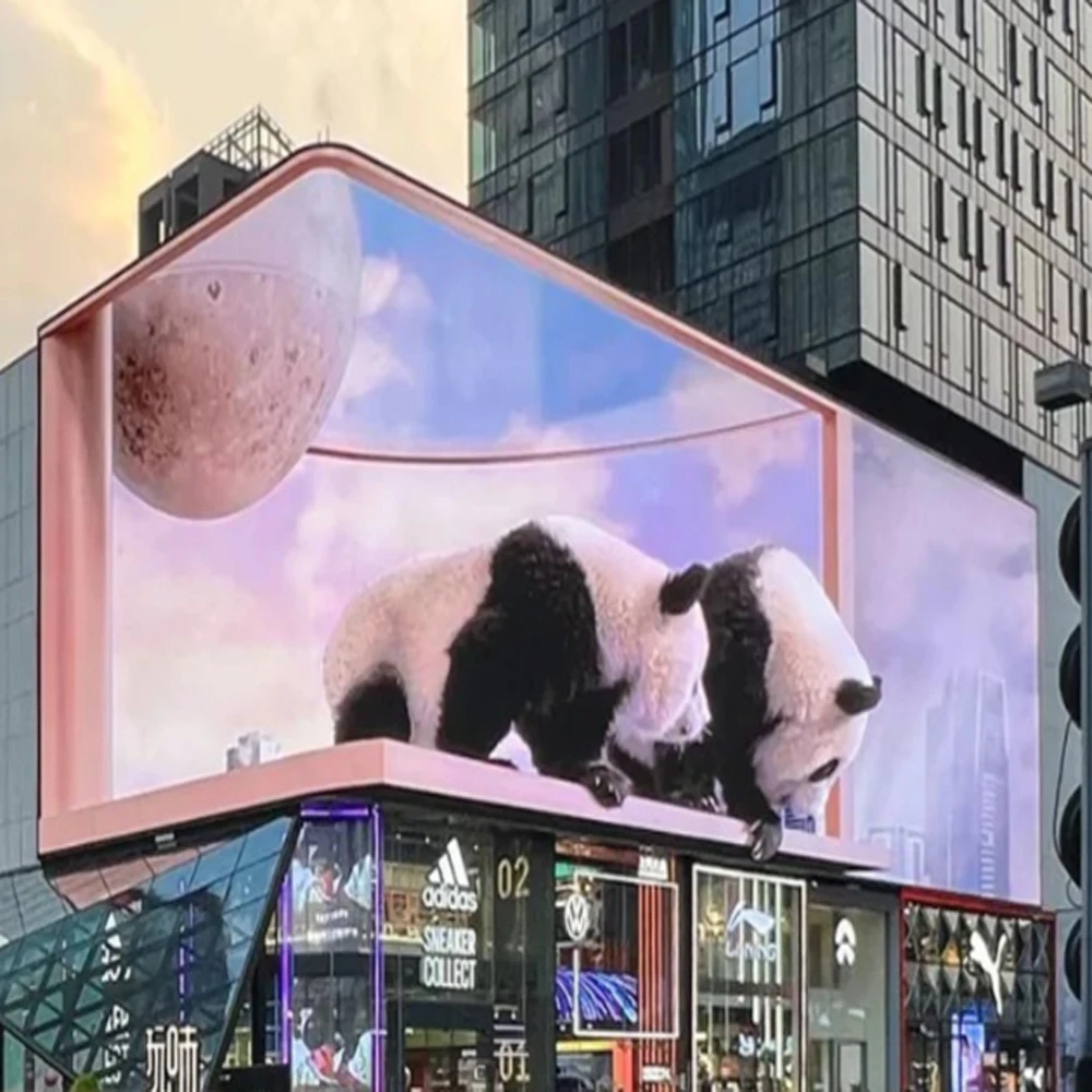 Customized Flexible LED Digital Display Outdoor Waterproof Curved Full-Color LED Screen for Shopping Mall Advertising - view 2