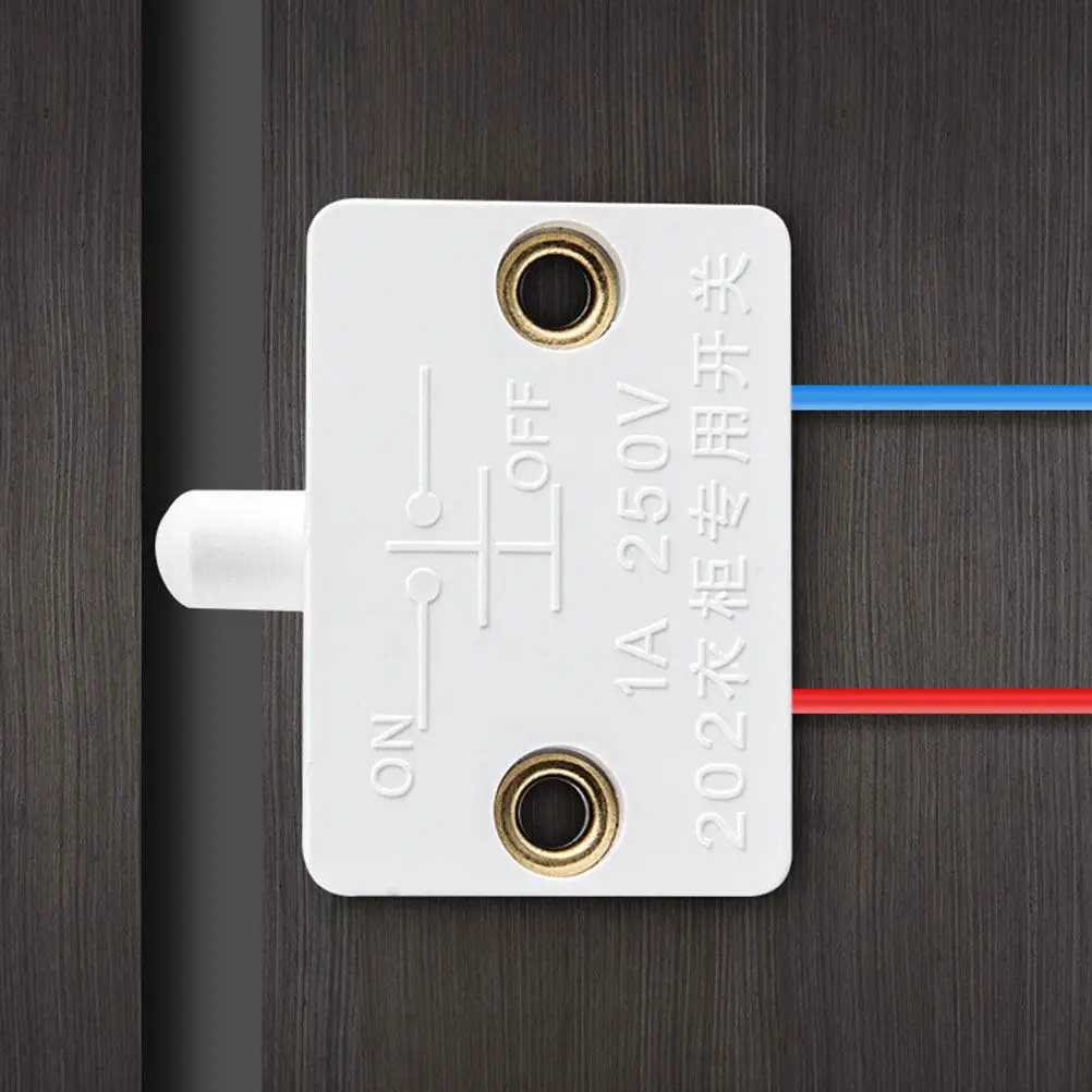 8Pcs Automatic Cabinet Light Switch Door Sensor for Wardrobe Closet Pantry Drawer Sliding Doors 12V on Off Touchless Electrical