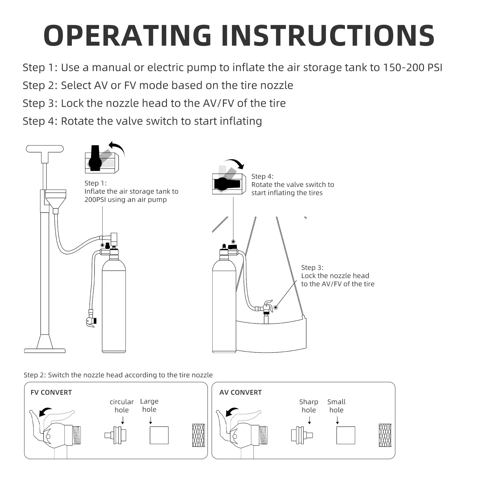 CYCLAMI 1.2L Aluminum Alloy MTB Road Inflator Tyre Air bottle Tire Booster With Valve Gas Cylinder For Bike Tubeless 29\