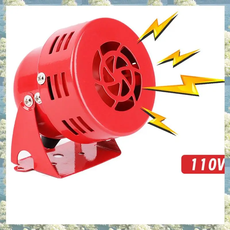 Новинка-2X AC110V, сирена с воздушным дождем, звуковой динамик, звуковая сигнализация, мини-электродвигатель, заводской автомобиль, мини-громкая сирена, звуковой сигнал
