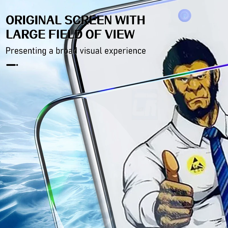 1-3Piece 100D HD Tempered Glass For Xiaomi Redmi Note 11 Pro Screen Protector For Redmi Note 11S 11 4G Full Glue Protection Film image 4