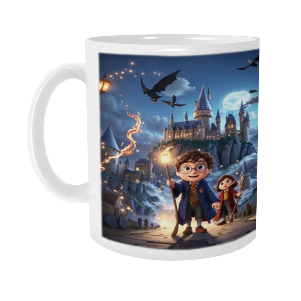 Taza de café y leche de Harry Potter, taza de Mocha, taza de té de cerámica de 11oz, taza de café, regalo de cumpleaños para amigos