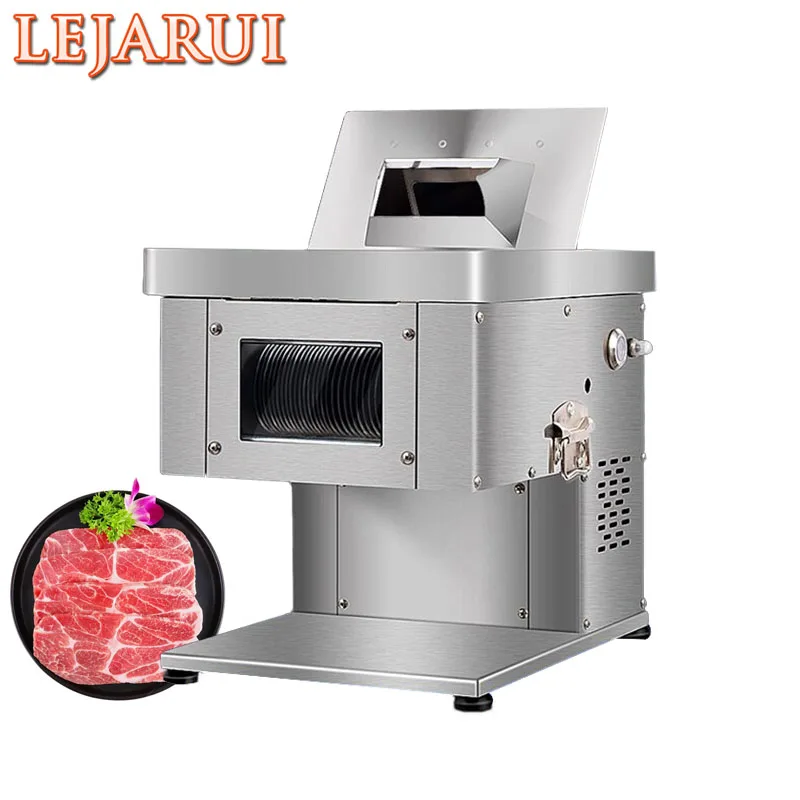 

Electric Meat Slicer Stainless Steel Blades Meat Cutter Grinder Machine Auto Kitchen Home Appliance Commercial