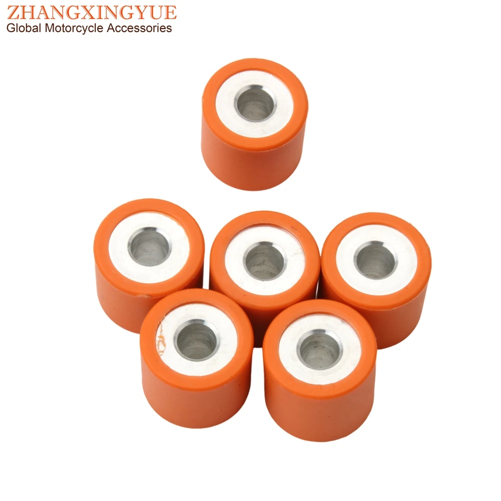 6PC Variator Roller Weights 19x17mm 5g 7g 9g For Aprilia 125 Atlantic Eu3 Mojito Scarabeo Light City Sr 125cc 150cc