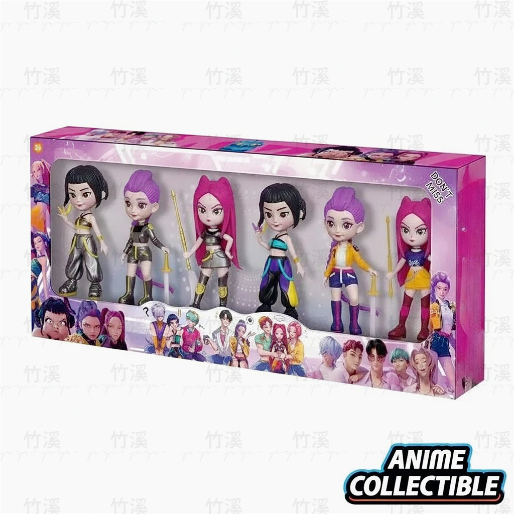 Verzamelbare cartoonfiguren - Decoratieve spelkaraktermodellen voor weergave, cadeau en spelen