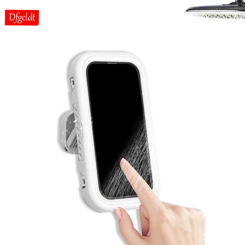 

360° Waterproof Shower Bathroom Phone Holder For Universal 4.7-6.7inch Phone Wall Hanging Can Be Rotated Adjustable Stand Case