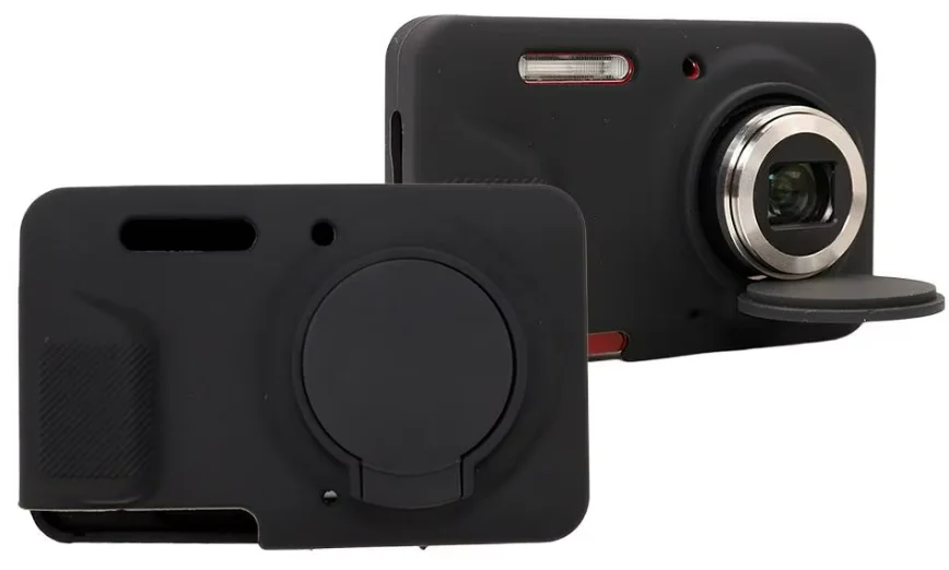 Camera Bag for Kodak FZ55 Camera Silicone Protective Case FZ55 Lens Cap Soft Shell Scratch and Drop Resistant