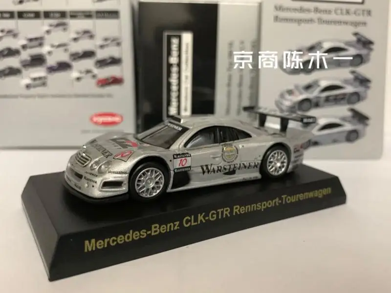 KYOSHO 1:64  BENZ CLK GTR #10 LM Collection die cast alloy trolley model ornaments gift