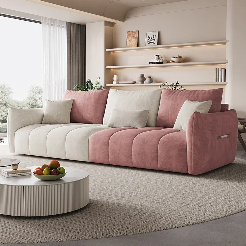 Minimalist Recliner Living Room Sofas L Shape Sofa Couch Office Living Room Sofas Chaise Lounge Puffs Camas Furniture Bedroom