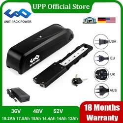 Small Hailong EBike Battery 36V 48V 15Ah 20Ah 14.4Ah Li-ion Bicycle Batteries 18650 21700 Pack for1000W 750W 500W 350W Motor