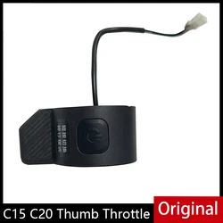 Original Twist-Grip Throttle Replacemnt for Ninebot C15 C20 C15E Electric Scooter Parts ﻿Thumb Throttle KickScooter Accessories