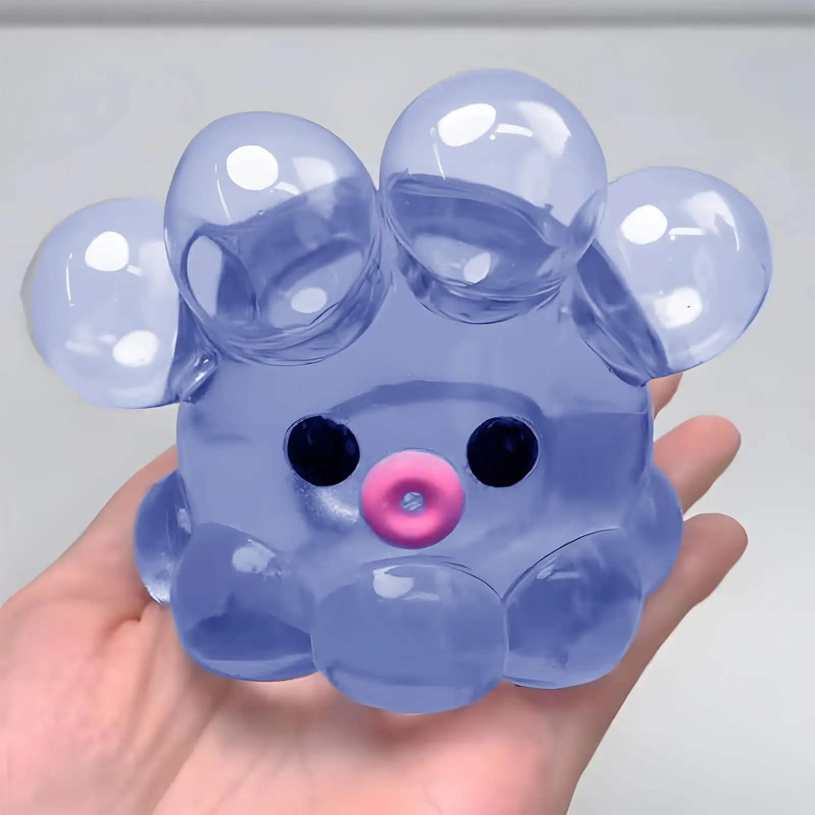 Squish y Bubble Pop Fidget Toy, Gummi A SMR Squeeze Sensory Ball & Octopus Popper, Anti-Angst-Spielzeug für lustige Party Erwachsene Kinder