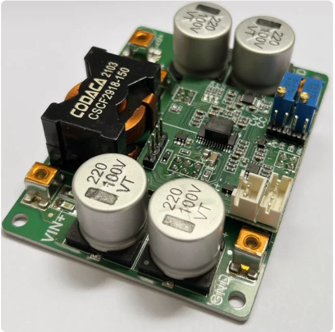 

DC-DC High-power Boost Power Supply LED Constant Current Source 12-80V Up to 12-95V Adjustable Output Voltage and Current