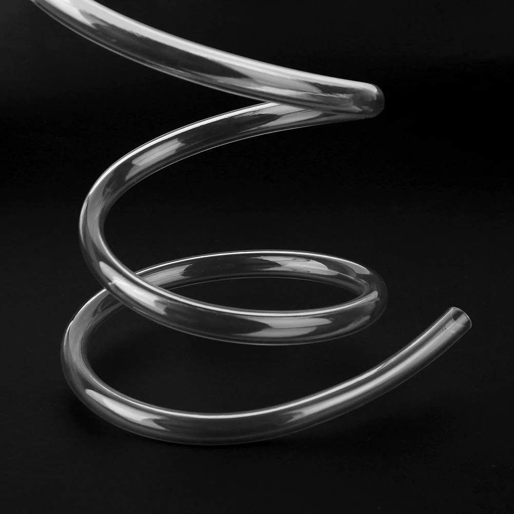 2m/6.56ft Water Cooling Tubing Hose 9.5x12.7mm Water Cooling Pipe Tube Transparent PVC Water Cooling Block Adapter for Computer