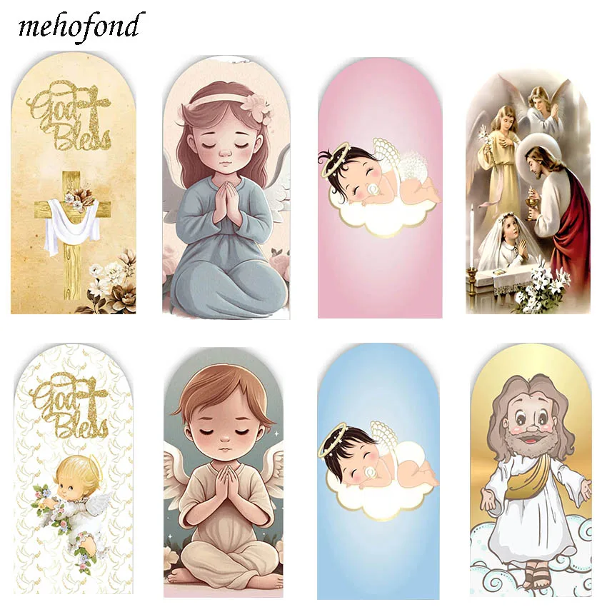 

Мехофонд на заказ, двусторонний фон для крещения, крещения, вечеринки, чехлы для детского душа, арка Chiara, настенный фон, декор, фото