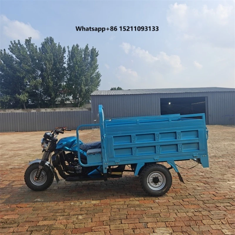 Open Body Type Electric Cargo Vending Tricycle with 800-1000kg Load Capacity and 30-50km/h Speed for Adults
