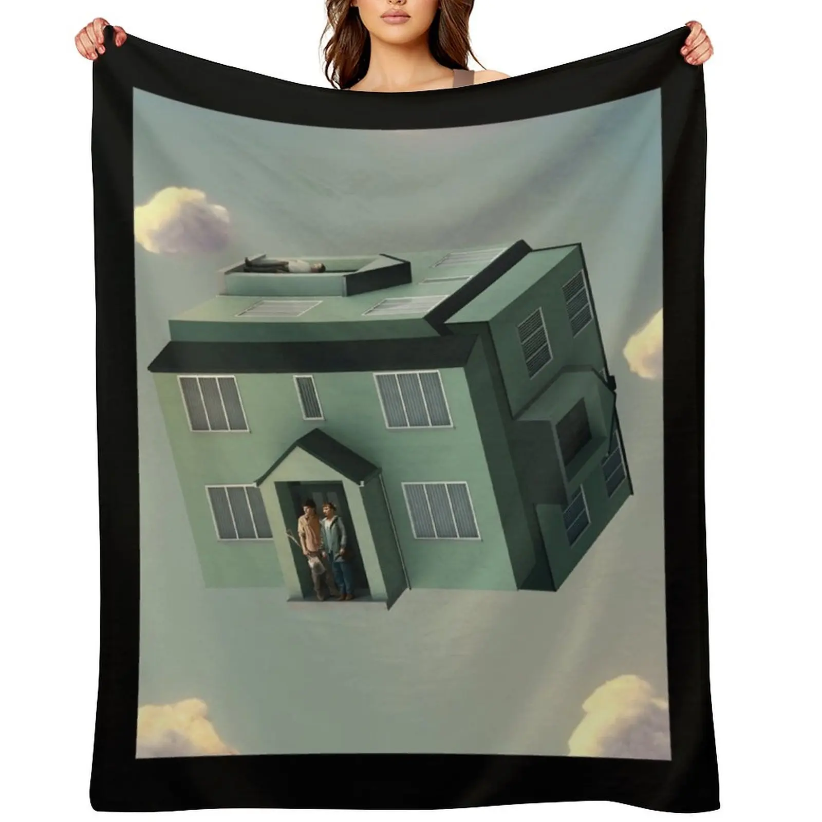 

vivarium suburb Classic Throw Blanket Luxury Brand Stuffeds Hairys Heavy Blankets