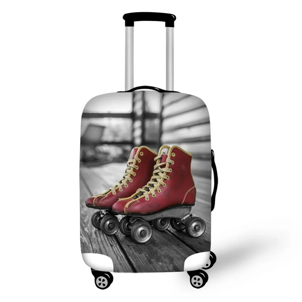 Sport Skateboard Skates Print on Suitcase luggage Travel Luggage Protective Cover Anti-dust Trolley Cover for 18 to 32 Inch Bag