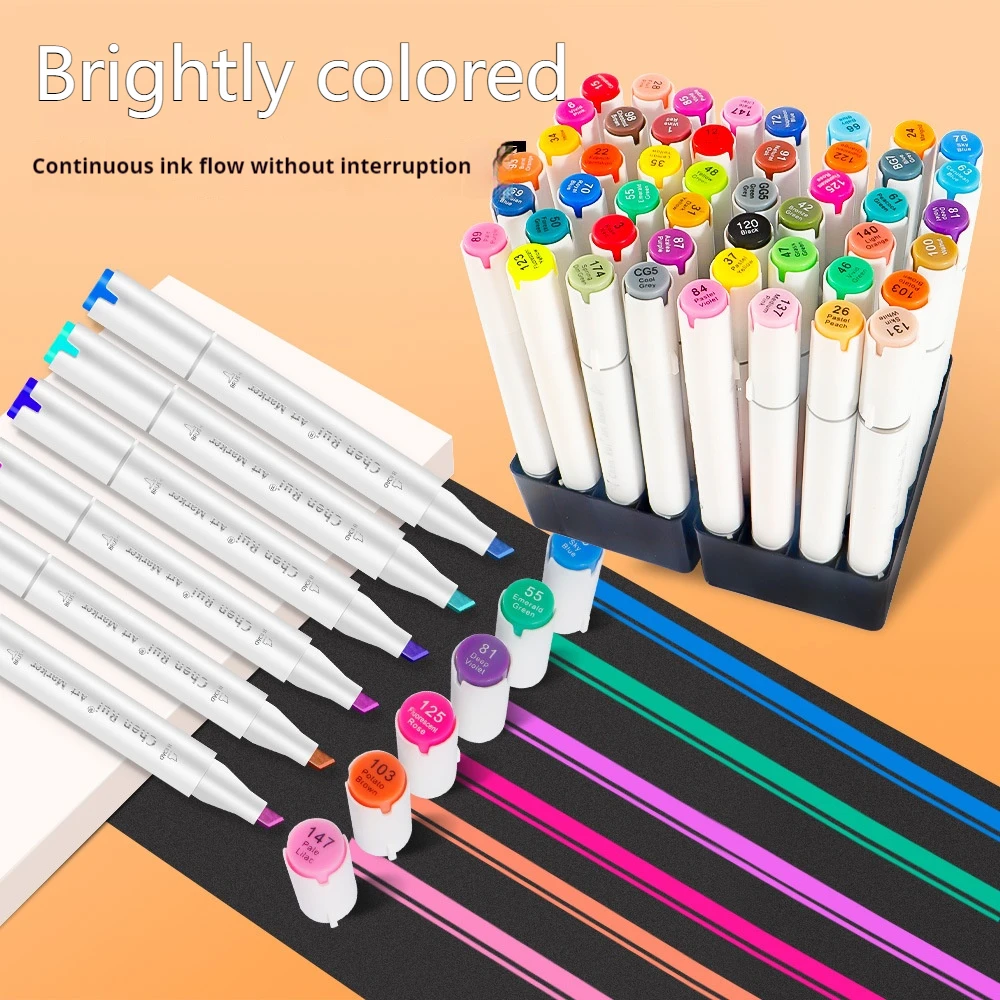 

100/120/168 Colors Art Markers Instagram Style for Painting Drawing DIY CD Egg for Student Art Beginner Gift Art School Supplies