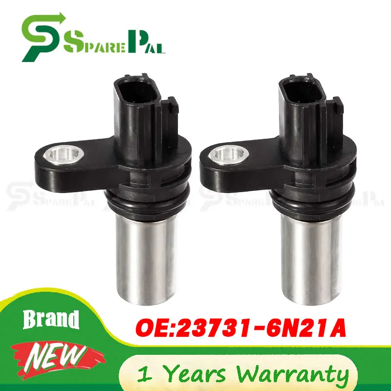 1/2 Uds 23731-6N21A Sensor de posición de cigüeñal compatible con Nissan Altima Urvan Frontier x-trail T30 T31 2001-2005 QR20DE QR25DE